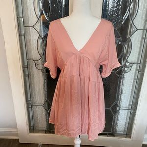 Boutique Pink Babydoll Dress